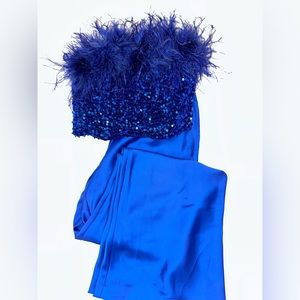 line & dot Tara Pants Royal Blue xs bought for Eras Tour